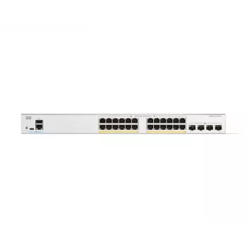 Cisco Catalyst 1200-24P-4X viedais slēdzis, 24 porti GE, PoE, 4x10GE SFP+, ierobežots mūža garantija (C1200-24P-4X)