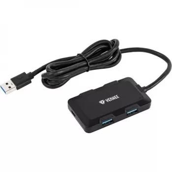 Yenkee YHB 4341BK 4-portu USB 3.0 lādētājs