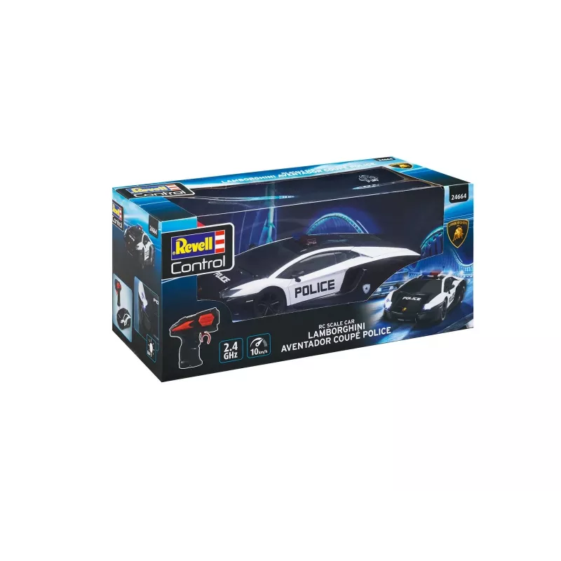 Mēroga modelis Revell Lamborghini Aventador Policija