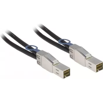Inter-Tech - Ārējais SAS kabelis - SAS 12Gbit/s - 36 kontaktu 4x Mini SAS HD (SFF-8644) (vīriešu) uz 36 kontaktu 4x Mini SAS HD (SFF-8644) (vīriešu) - 1,0 m - Melns (88885008)