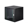 Sienas tīkla skapis DIGITUS Dynamic-N DN-37111 — 12U, 600x600 mm, IP20, atslēgas slēdzene