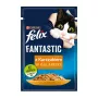 Slapjā kaķu barība Felix PURINA maisiņš 85 g — vistas garša, pieaugušiem kaķiem