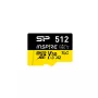 Atmiņas karte Silicon Power Inspire 512 GB MicroSDXC V30 UHS-I U3 A2 4K + adapteris (SP512GBSTXLA2V1NSP)