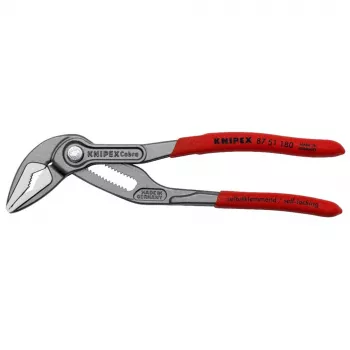 Ūdenssūkņu knaibles Knipex Cobra ES 87 51 180 SB – regulējama spīle 0–45 mm