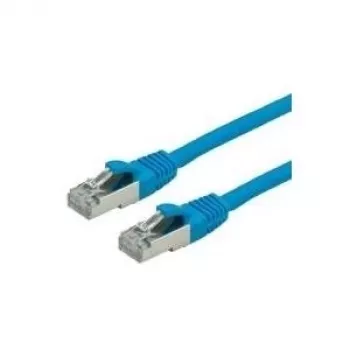 VALUE S/FTP-(PiMF-)Patch kabelis Cat.6, LSOH, Zils, 0,5m (21.99.1224)
