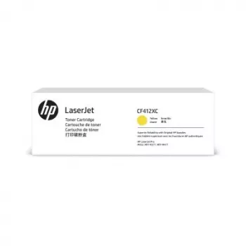 HP CF412XC/410X dzeltenā tonera kasetne, 5000 lpp.