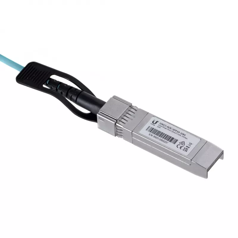 Optiskais AOC kabelis UBIQUITI UACC-AOC-SFP10-5M SFP+ uz SFP+, 10 Gbit/s, 5 m, 850 nm, PVC apvalks, akvamarīns