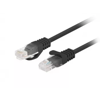 Tīkla kabelis LANBERG PATCHCORD KAT.6 UTP 1,5M Melns