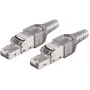 RJ-45 savienotājs ShiverPeaks BS08-51001-2, 2 gab., pelēks