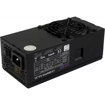 LC-Power LC-400TFX V2.31 barošanas bloks - 350 W / 400 W - aktīvā PFC - 8 cm ventilators - 20+4 pin ATX - TFX formfaktors (LC-400TFX V2.31)