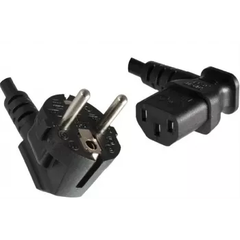 Microconnect PE010518L strāvas kabelis Melns 1.8 m CEE7/7 C13 savienotājs