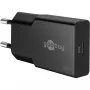 Goobay USB-C™ PD GaN ātrais lādētājs Slim (30 W) melns