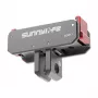Magnētiskais 180° pagriežamais adapteris Sunnylife AD017 darbības kamerām