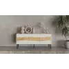 Cama INSERTO 3D TV skapis 143.5x40x61.5 kašmira + LED