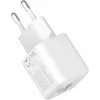 YENKEE YAC G38 20W 3A Power Delivery USB-C un USB-A sienas lādētājs