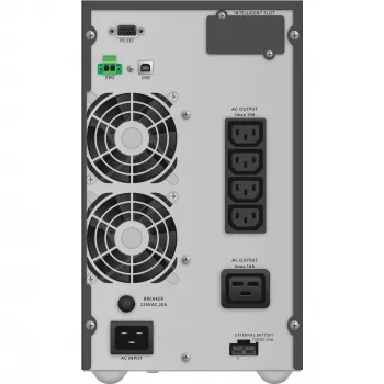 PowerWalker VFI 3000 TGB Double-conversion (Online) 3 kVA 2700 W 5 AC kontaktligzdas