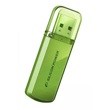 USB zibatmiņa Silicon Power 16 GB USB Type-A 2.0 Zaļš Helios 101