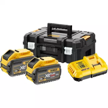 DeWALT DCB118Y2T-QW lādētājs un 2x 12 Ah akumulatoru komplekts
