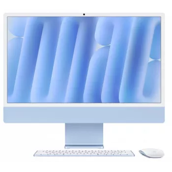 iMac 24 collu: M4 10/10, 16GB, 512GB SSD - Zils