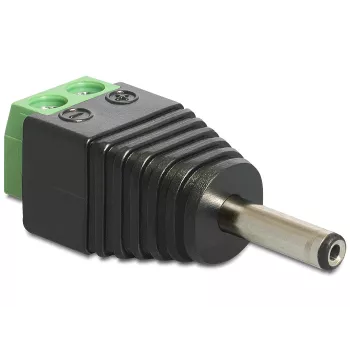DELOCK 65434 Pārejas savienotājs no DC 1,3 x 3,5 mm uz skrūvju spailēm