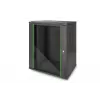 DIGITUS Dynamic Basic DN-19 16-U-EC-SW – 19 inch tīkla skapis sienas montāžai, 16U, melns (RAL 9005)