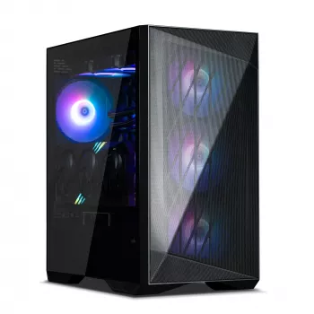 Zalman Z9 Iceberg MS Melns ATX Midi-Tornis PC korpuss ar 4x 140 mm ARGB ventilatoriem