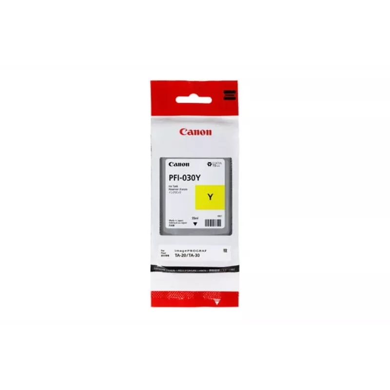Canon PFI-030Y oriģinālā dzeltenā tintes kasetne 1 gab.