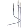 shiverpeaks FLEXLINE Audiokabel, 2 x Cinchstecker - 3,5 mm Klinkenstecker, 1,50 m, hochflexibel, vergoldete - 1 Stück (FL31-32151)