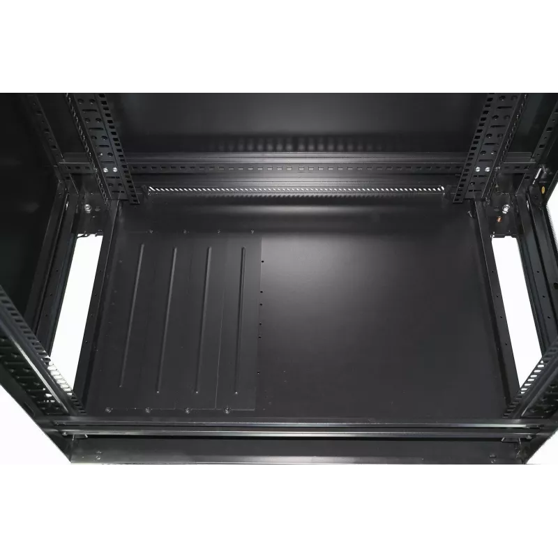Extralink EX.11366 27U brīvstāvošs skapis 600x800 mm Melns