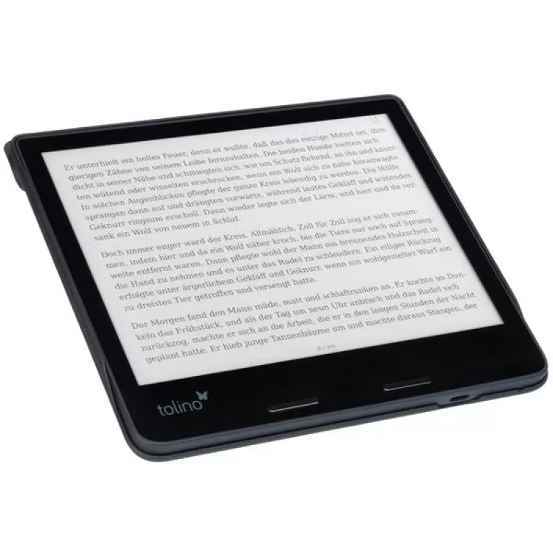 Tolino E-Book Reader aizsargmaciņš Origami Epos 3 Melns