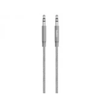 Linksys Belkin MIXIT AUX kabelis - audio kabelis - Mini-Phone Stereo 3.5 mm (vīrs) - Mini-Phone Stereo 3.5 mm (vīrs) - 1.22 m - Pelēks (AV10164BT04-GRY)