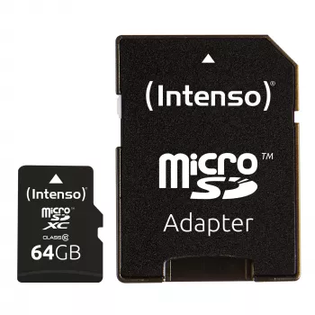 MicroSD karte Intenso 64GB MicroSDXC Class 10