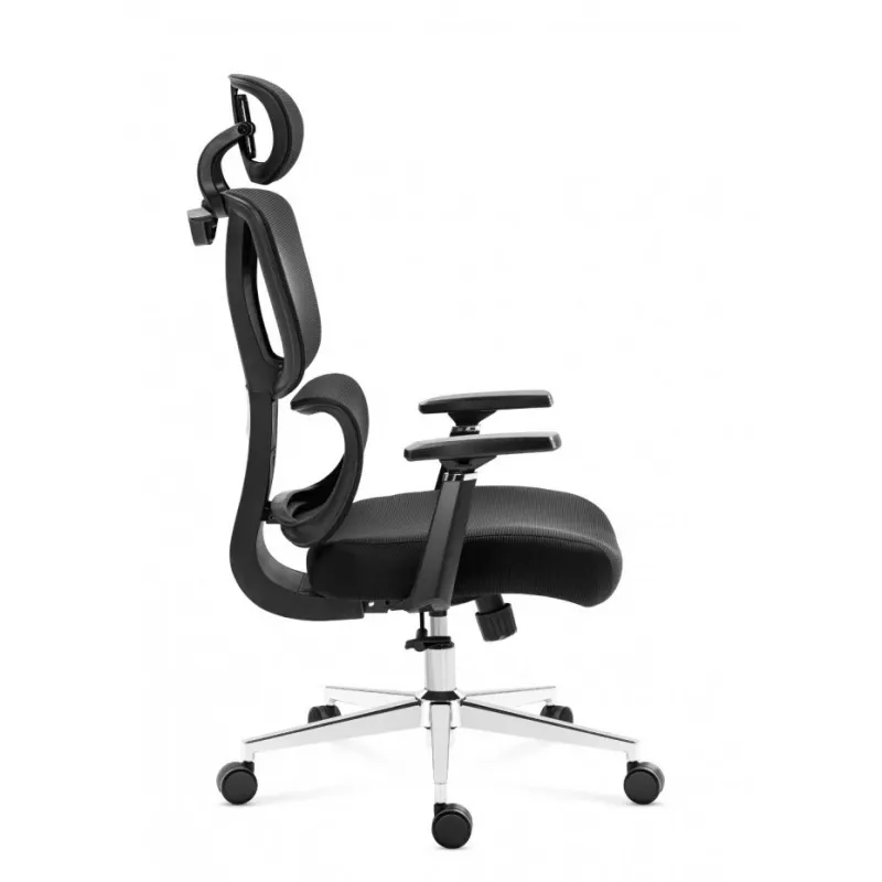 Biroja krēsls mark adler Expert 4.6 Black, grozāms krēsls MA-EXPERT 4.6 BLACK, melns polsterējums, regulējamas funkcijas