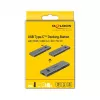 Docking Station Delock Dual USB Type-C ar HDMI USB 3.2 SD PD 3.0