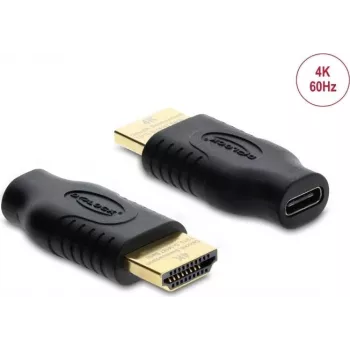 DELOCK USB Type-C uz HDMI adapteris (DP Alt Mode) 4K 60 Hz ar HDR un HDCP