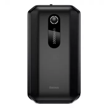 Baseus BS-CH001 - iedarbināšanas ierīce, pastiprinātājs 10000 mAh 12V (1000 A / 500 A) + krokodila spailes (melna)