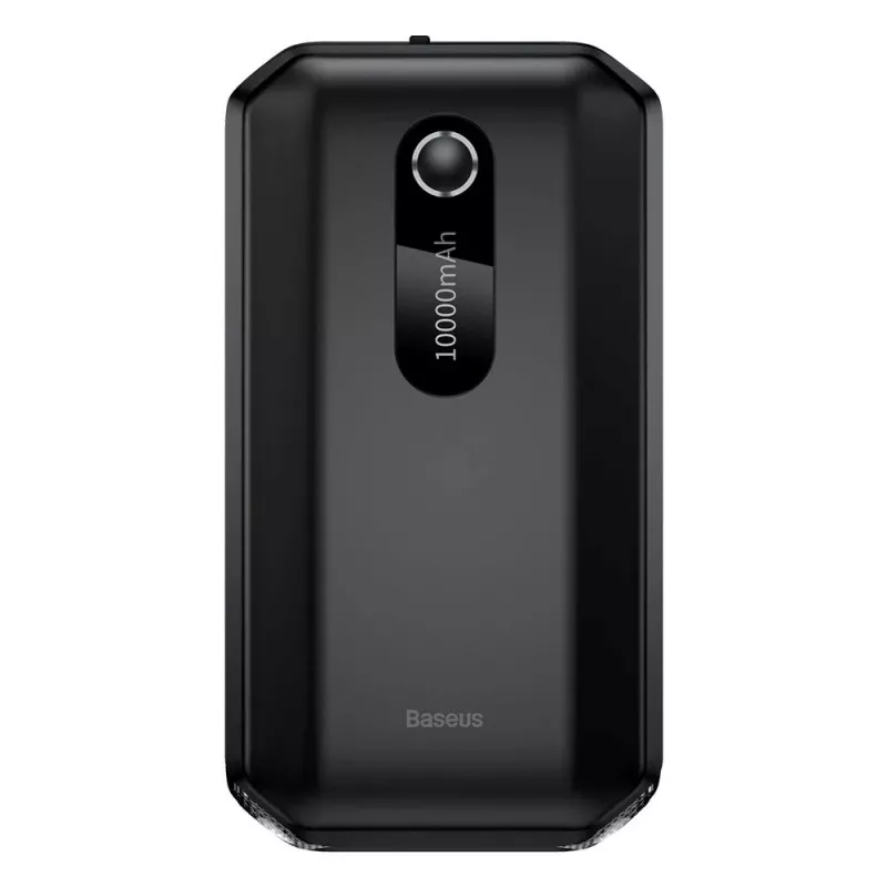 Baseus BS-CH001 - iedarbināšanas ierīce, pastiprinātājs 10000 mAh 12V (1000 A / 500 A) + krokodila spailes (melna)