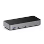 Satechi Triple 4K Display Wired Dock Melns Sudrabs 4K Ultra HD 60 Hz