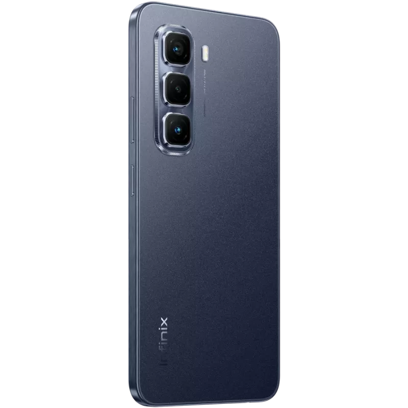 Viedtālrunis INFINIX HOT 50 PRO — 6.78 collu FHD+ ekrāns, MediaTek Helio G100 Ultra, 8 GB RAM, 256 GB, 50 MP, Android 14, 5000 mAh, Dual SIM, IP54, Melns