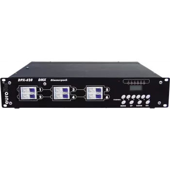 Gaismas dimmera bloks EUROLITE DPX-620 6 kanāli 230V