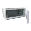 Sienas stiprinājuma skapis ALLNET ALL-SMC6604GRAU 4U, pelēks, 50 kg slodze, atslēgas slēdzene