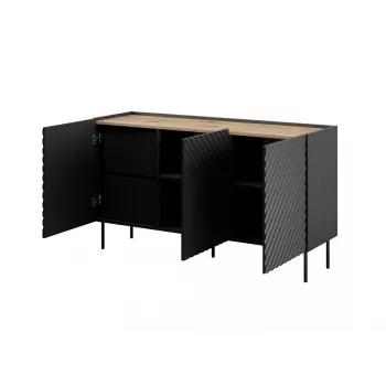 3D2SZ ONDA kumode 150x45x85 melns