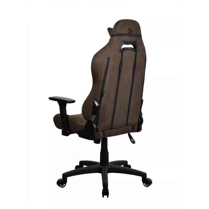 Spēļu krēsls Arozzi Torretta SuperSoft — ergonomisks brūns, atbalstošs dizains