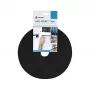Velcro Āķa un Cilpas Kabeļu Lente Rullī 25m × 50mm — Poliamīds/PP, Melna