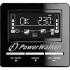 PowerWalker VI 1100 CW līnijas interaktīvais nepārtrauktās barošanas avots (UPS) 1100 VA (1,1 kVA), 770 W, 7 Ah, RS-232, USB, melns