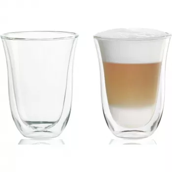 DeLonghi De’Longhi 5513214611 stikla kafijas glāzes caurspīdīgas 2 gab. 220 ml 117 mm