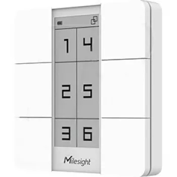 Bezvadu viedās pogas slēdzis Milesight WS136-868M LoRaWAN IP67, 868 MHz