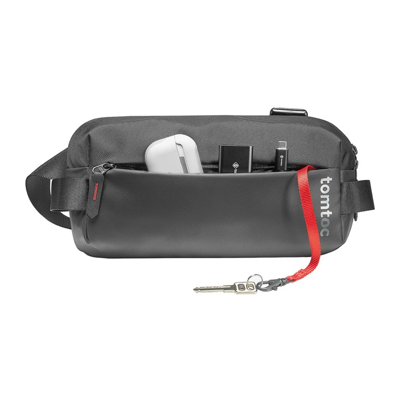 Plecu soma Tomtoc Explorer-T21 S — kompakta ikdienas nēsāšanai, melna