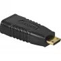 Wentronic Goobay HDMI™-Adapter, HDMI standarta ligzda (A tips), Melns - HDMI™ A ligzda>HDMI™ C (Mini) spraudnis (68841)