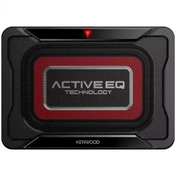 Kenwood KSC-PSW7EQ automašīnas zemfrekvenču skaļrunis, iebūvēts pastiprinātājs, 160 W